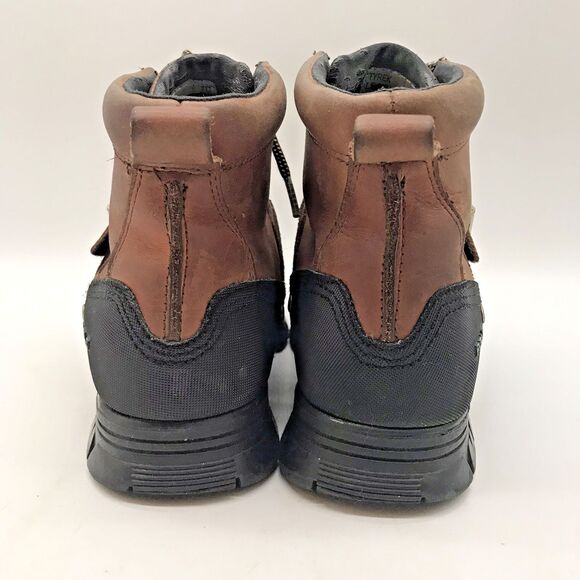 Polo Ralph Lauren Tyrek Boots Men\'s 7D Brown Black Leather Lace Up Buckle Shoes main image 10